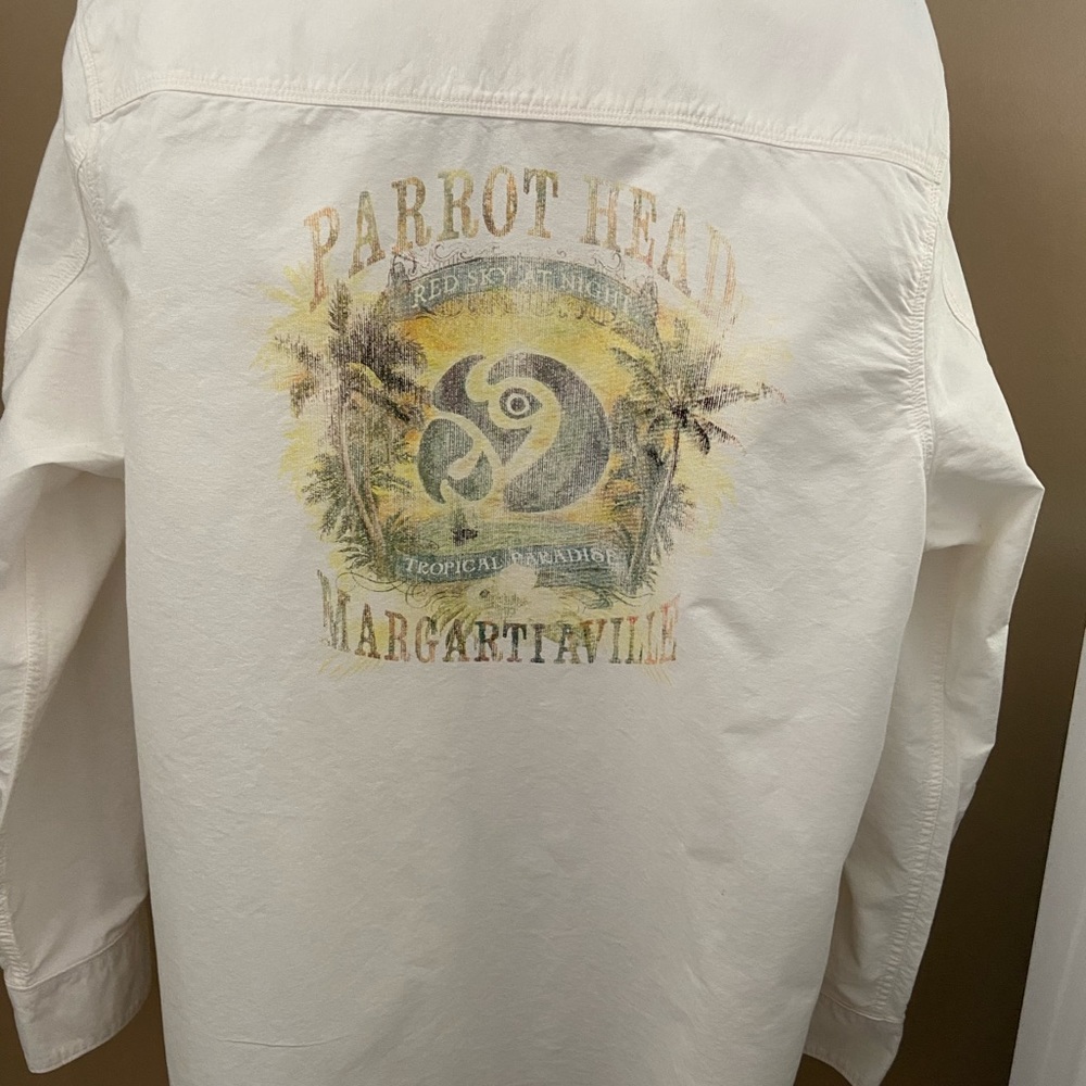 Men’s XX large Margaritaville long sleeve button up. Parrot head
